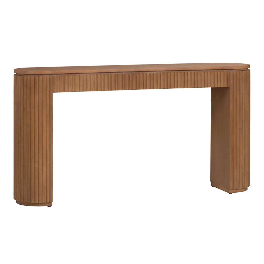 60 in. Brown Solid Wood Accent_Console_Sofa Table
