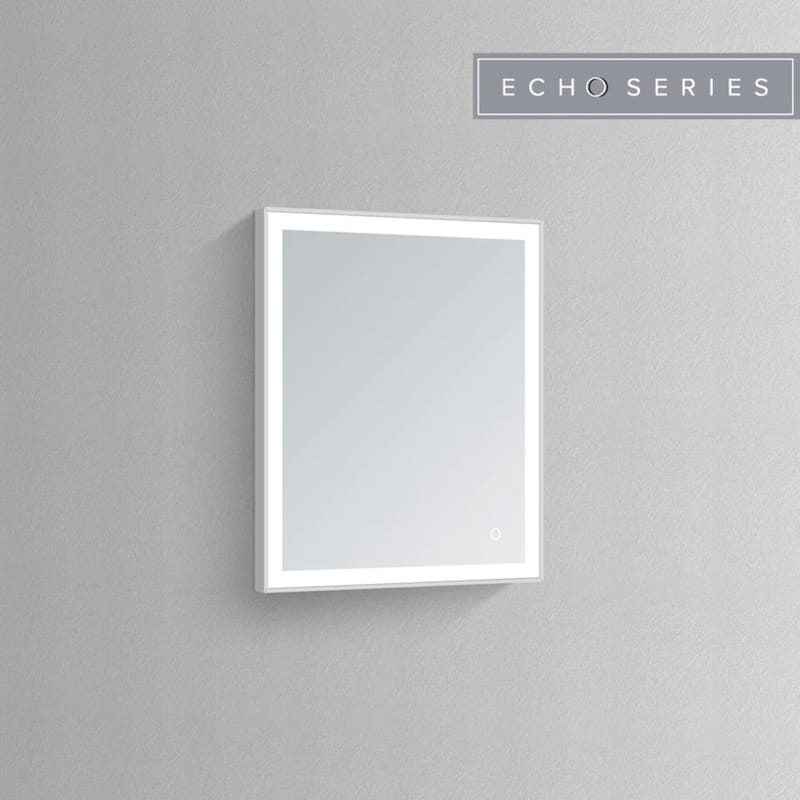 Modern Mirrors Perseus Premium Wall Mountable Lighted Vanity Mirror with Defogger, Touch Control Adjustable Brightness
