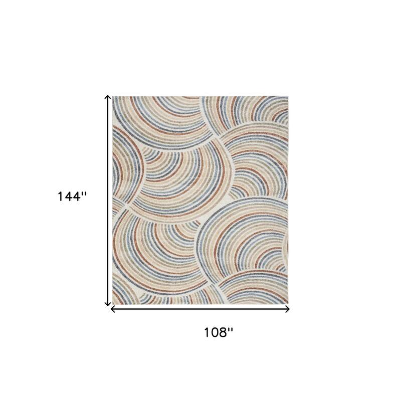 HomeRoots Geometric Modern Rectangle Area Rug