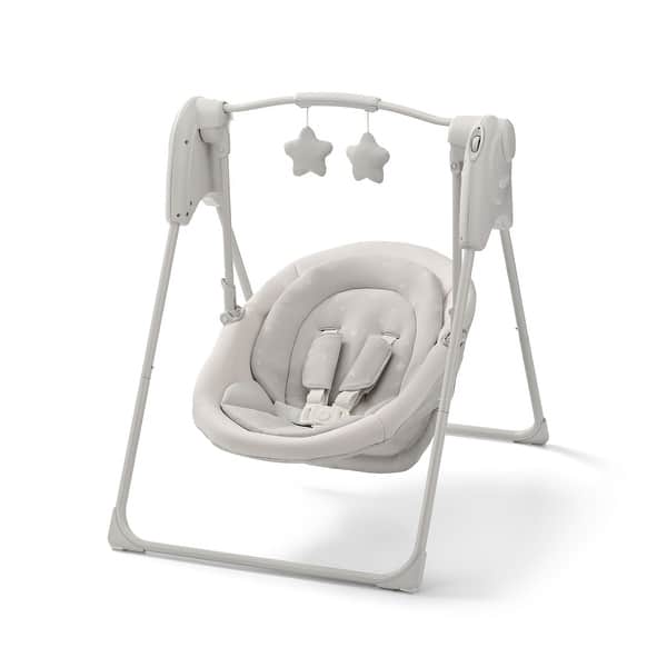slide 2 of 7, Graco Slim Spaces Compact Baby Swing, Tate