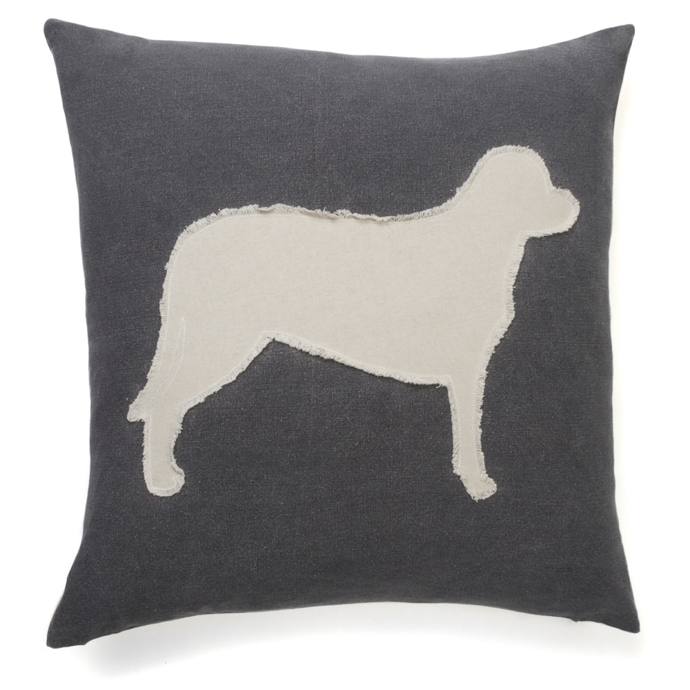 Cottage Home Labrador Throw Pillow