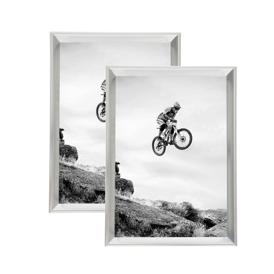 Shop Glossy Pvc Picture Frames 5x7 With Pvc Lens Set Of 2 Lb1619