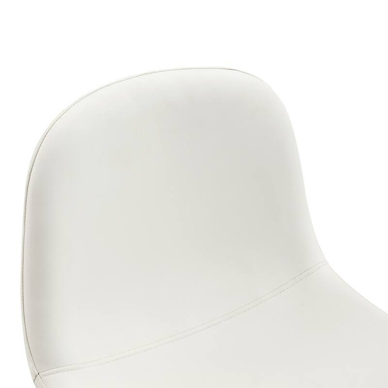 Roomfitters Tech Fabric Bar Chairs with Rounded Backrest, Comfortable and Stable Seating, Set of 2 for Bar Use