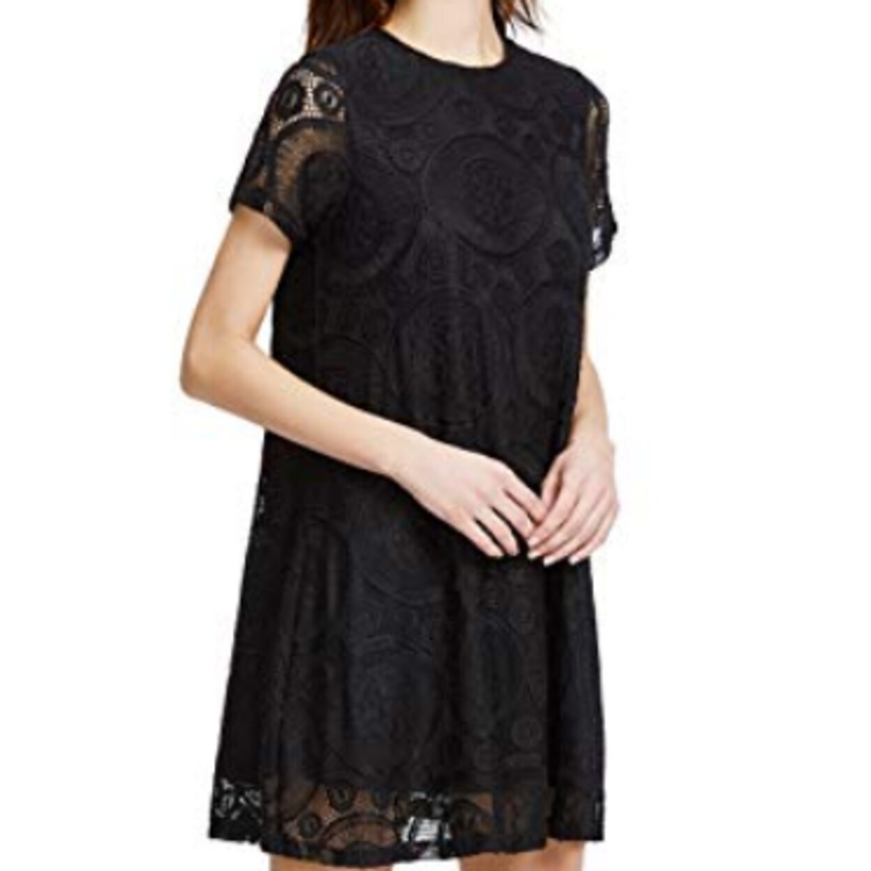Shop Women S Plain Short Sleeve Floral Summer Floral Lace Prom
