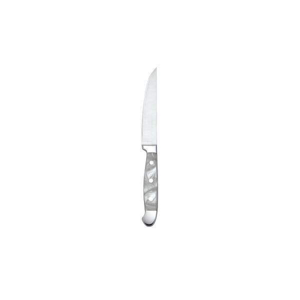 Oneida 18/0 Stainless Steel Steak Knives Crest Steak Knives (Set of 12 ...