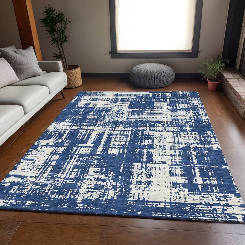 Premium Washable Super Soft Abstract Pixel Mayfield Rug