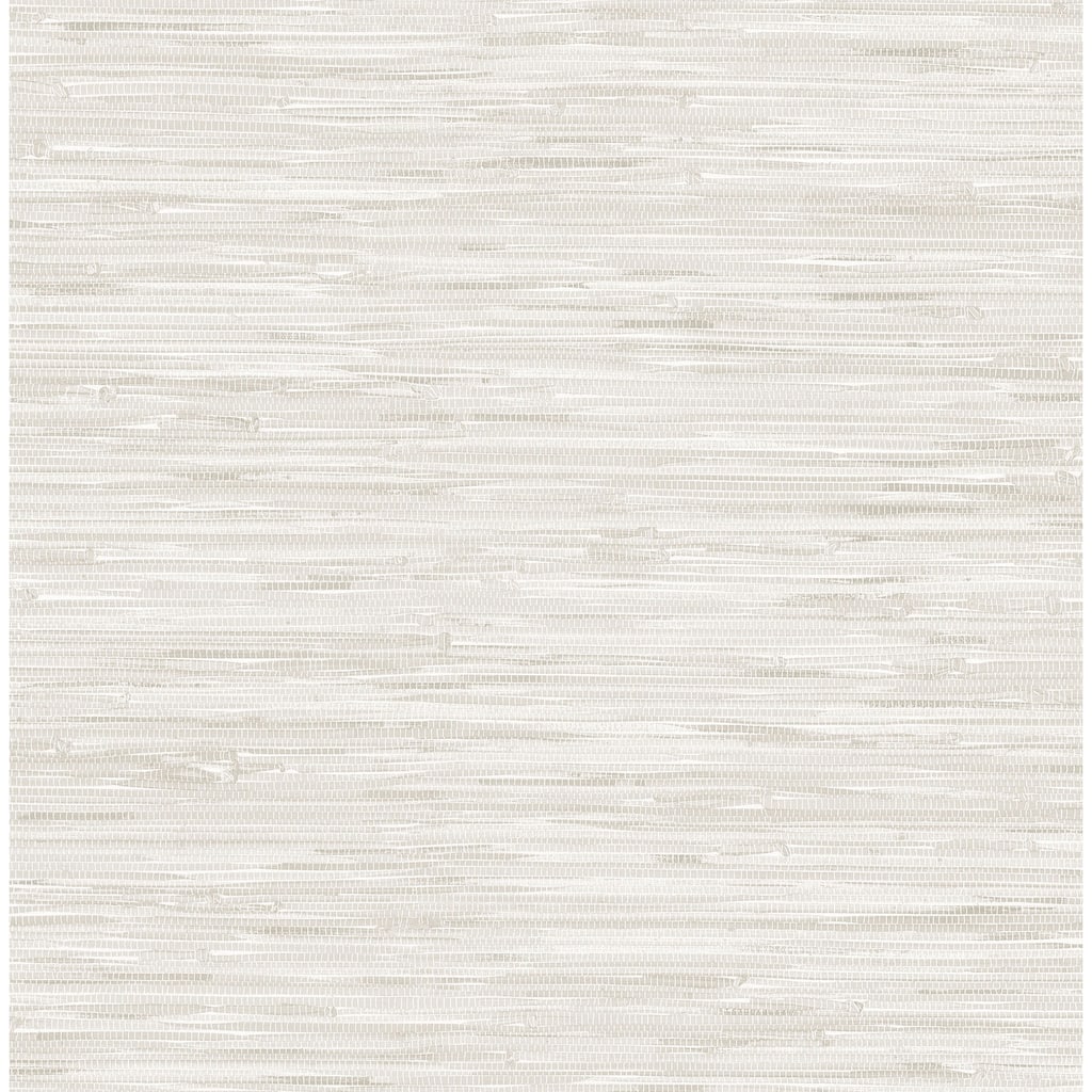 NuWallpaper Cream Faux Grassweave Peel & Stick Wallpaper - 216in x 20.5in x 0.025in