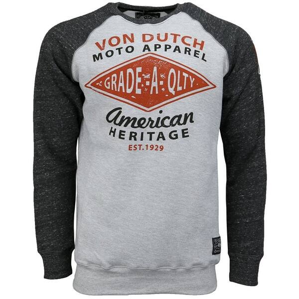 Shop Von Dutch Mens Fleece Long Sleeve Tee Casual T Shirt Overstock 26877787