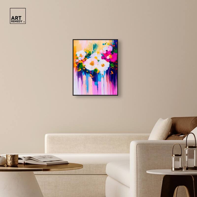 Contrast of Purity I Canvas by Art Remedy