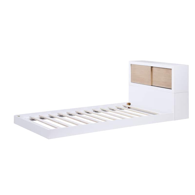 Lacey Bookcase Platform Bed, Twin