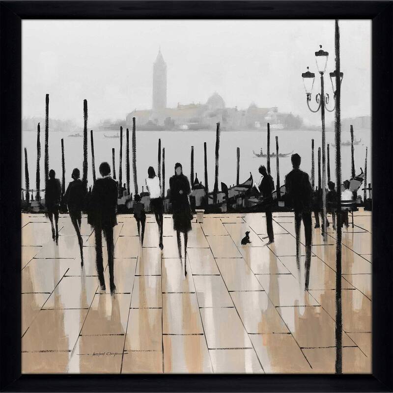 "Quiet Gondolas II" by E. Anthony Orme Print on Acrylic