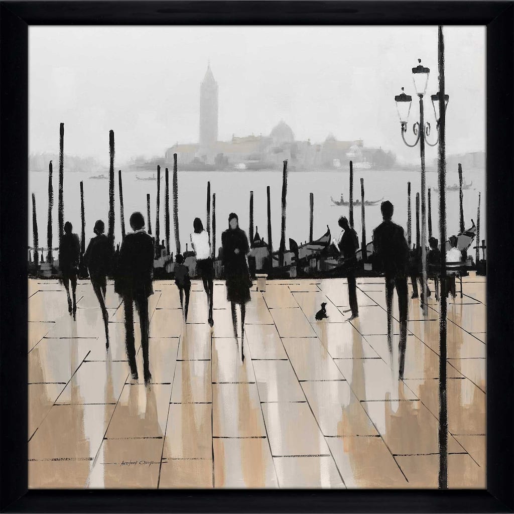 "Quiet Gondolas II" by E. Anthony Orme Print on Acrylic