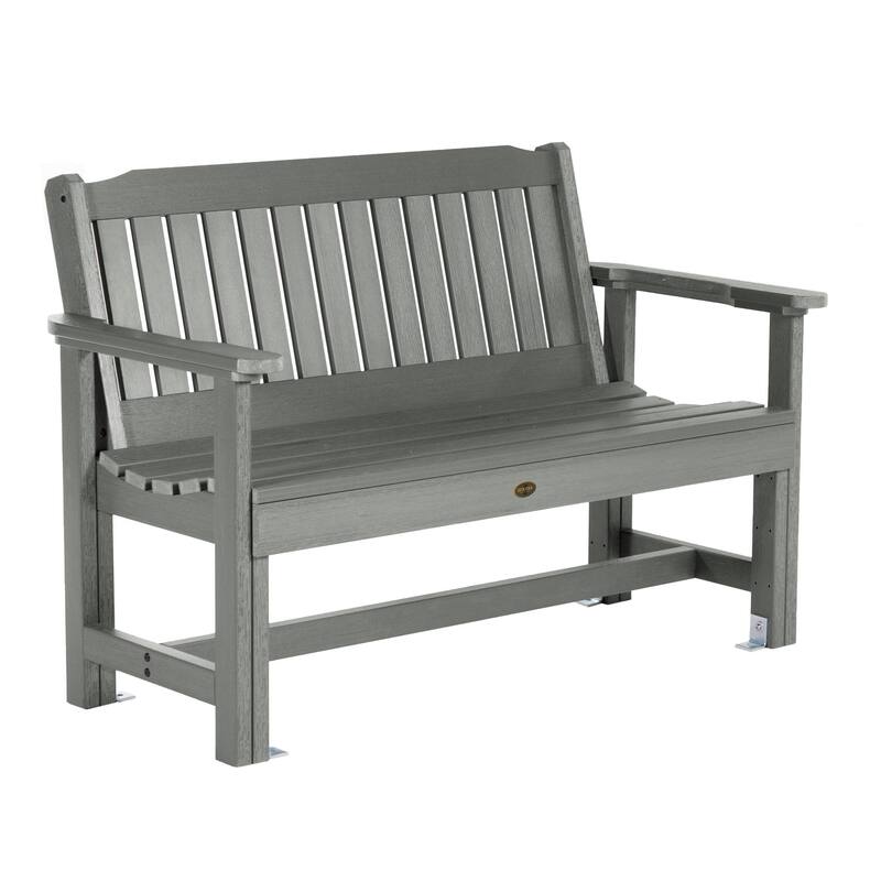 Highwood Commercial Grade Exeter 4 Foot Garden Bench - Coastal Teak