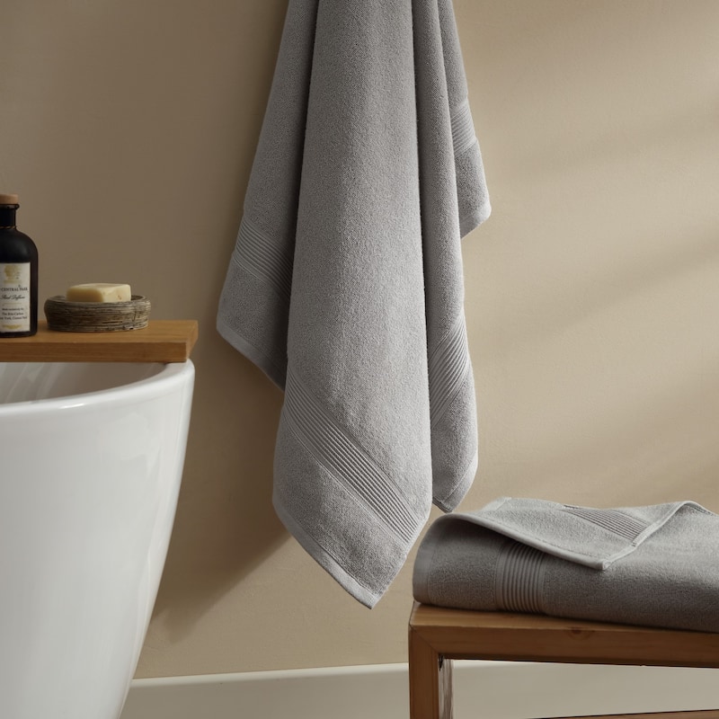 SÖMN 2-Piece Supima Cotton Anti-Microbial Bath Towel Set