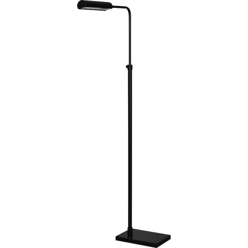 Cylindrical Channel Floor Lamp - 60" - Matte Black