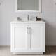Option White / White Quartz Top / Brushed Nickel Hardware