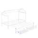 preview thumbnail 21 of 24, Convertible Twin XL to King Metal Twin Size House Platform Bed