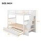 preview thumbnail 15 of 18, Twin over Twin Bunk Bed with Trundle and Storage