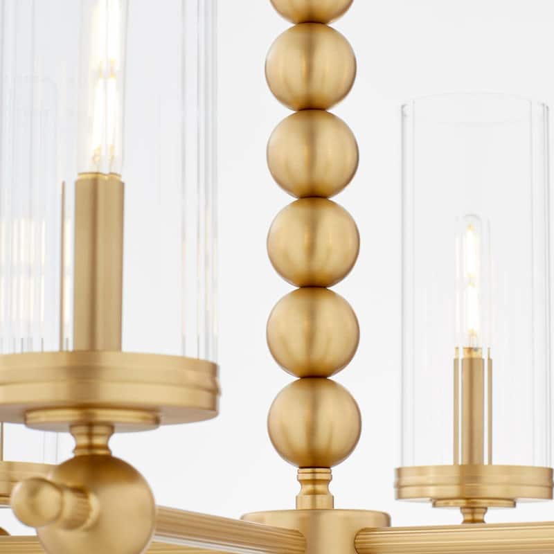 Quorum International 660-6 Lee Boulevard 6 Light 29" Wide Chandelier