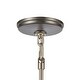 preview thumbnail 3 of 1, Seaway Passage 1-Light pendant in Black Nickel / Satin Nickel