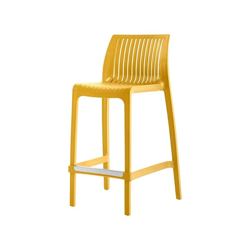 Milos Resin Stackable Counter Stools, Set of 2