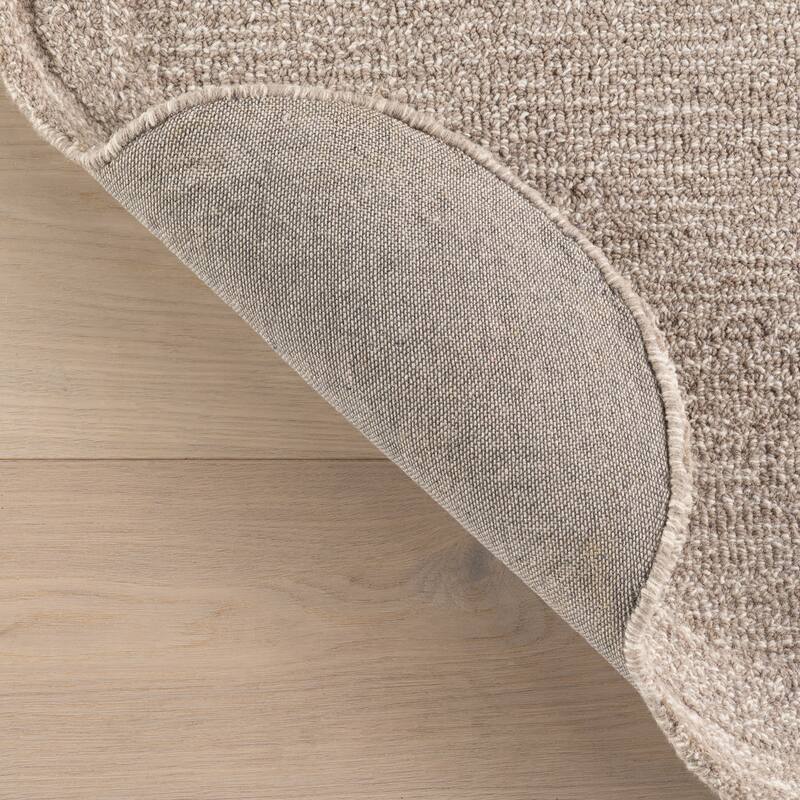 Nuloom Elira Solid Bordered Area Rug