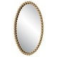 preview thumbnail 5 of 5, Uttermost 09875 Serna 20" W x 30" H Oval Framed Bathroom Mirror
