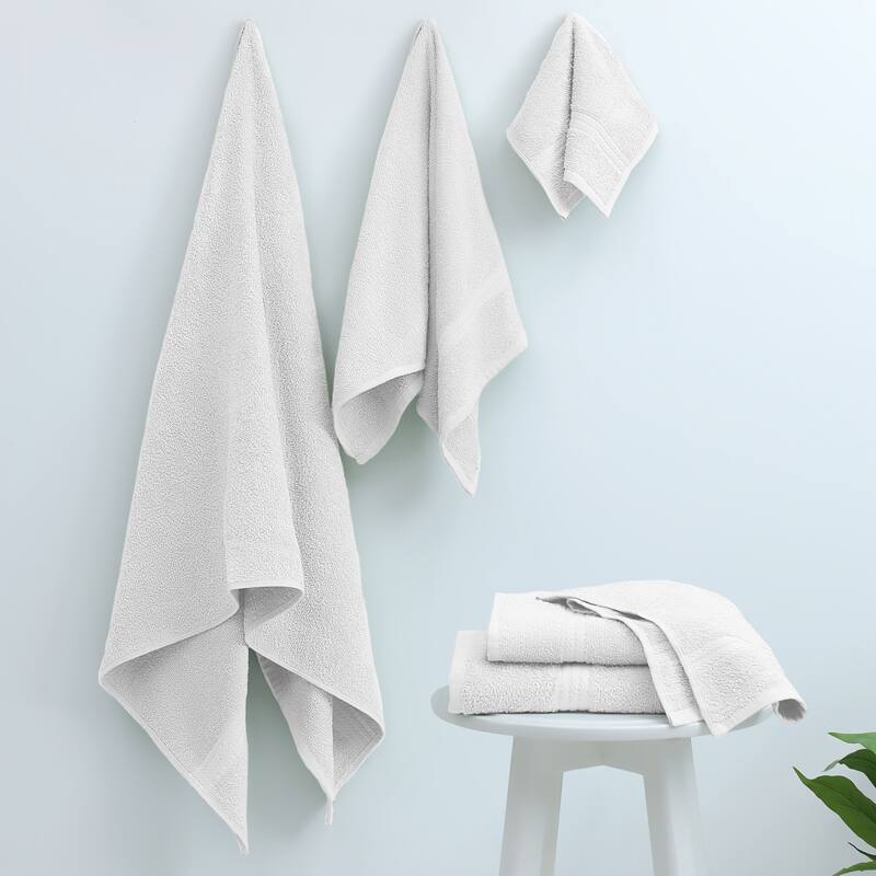 Superior Miami 100% Cotton 6-Piece Towel Set - Lightweight & Quick Drying