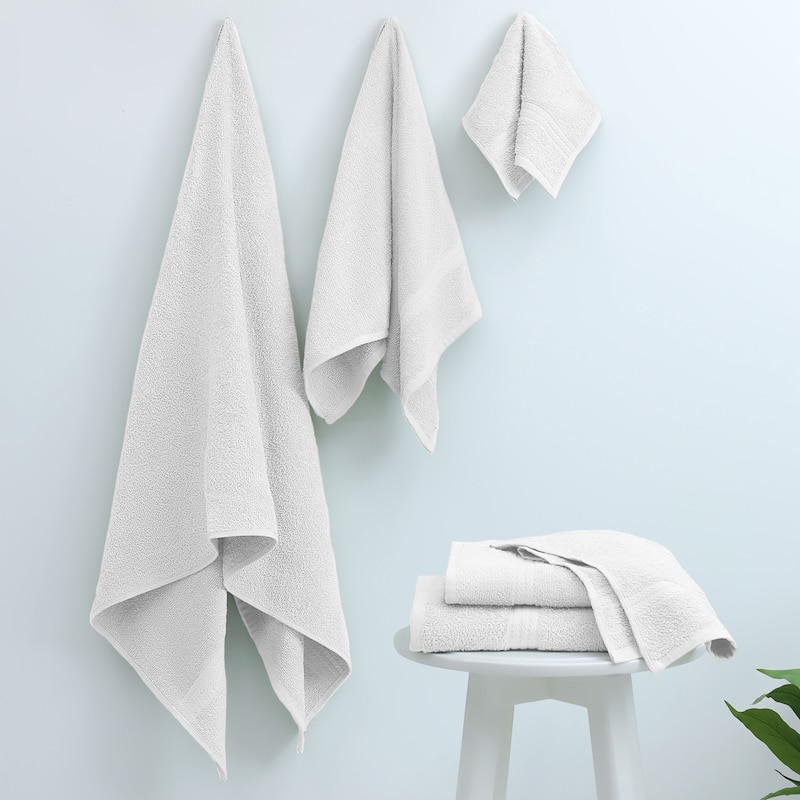 Superior Miami 100% Cotton 6-Piece Towel Set - Lightweight & Quick Drying