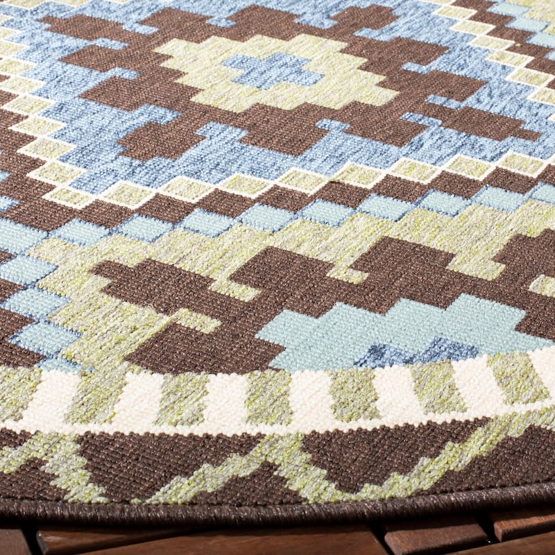 SAFAVIEH Veranda Vitaline Indoor/ Outdoor Waterproof Patio Backyard Rug
