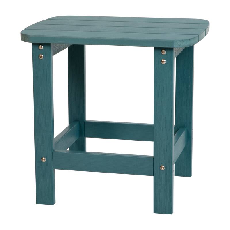 All-Weather Poly Resin Adirondack Side Table - Patio Table