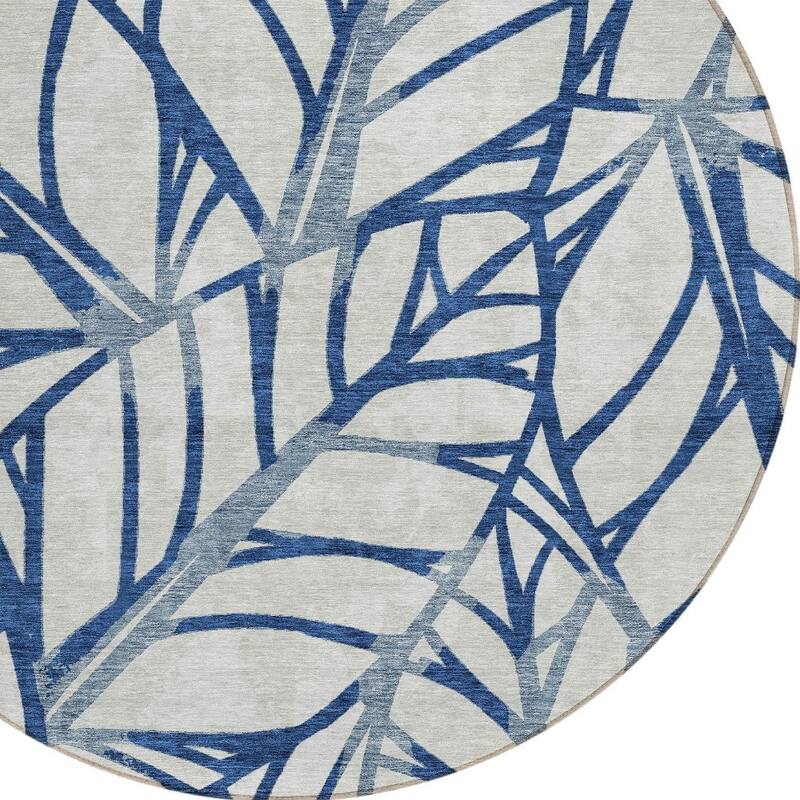 HomeRoots Floral Transitional Rectangle Outdoor Rug