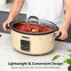 preview thumbnail 40 of 46, 10qt Large Capacity Digital Slow Cooker with Aluminum Pot