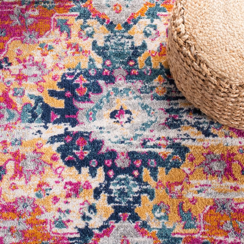 SAFAVIEH, Madison Jovita Vintage Boho Oriental Medallion Rug