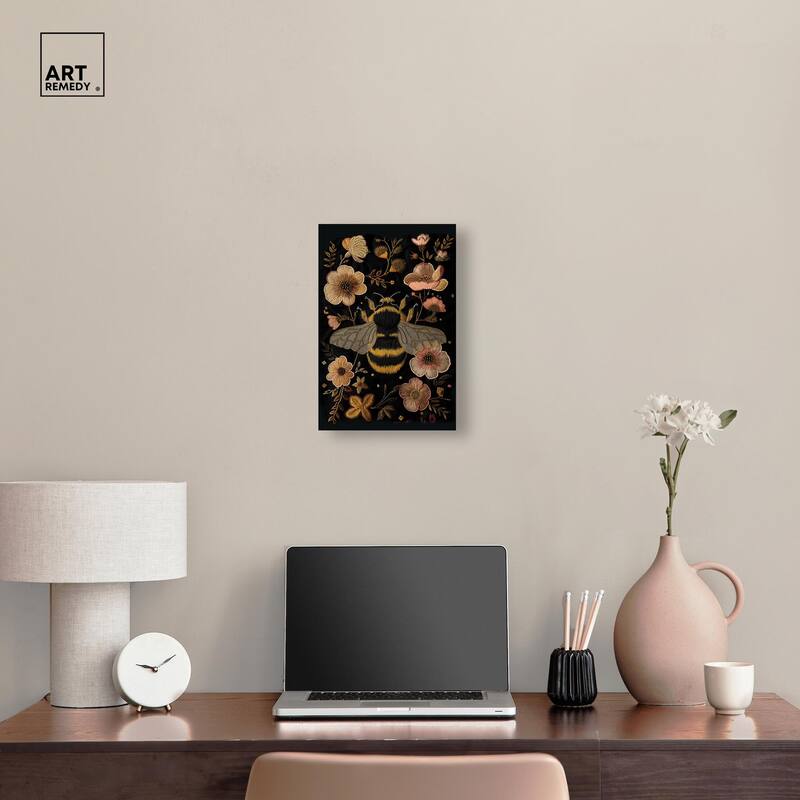 Honeyed Herald II Canvas by Art Remedy, Gallery Wrapped