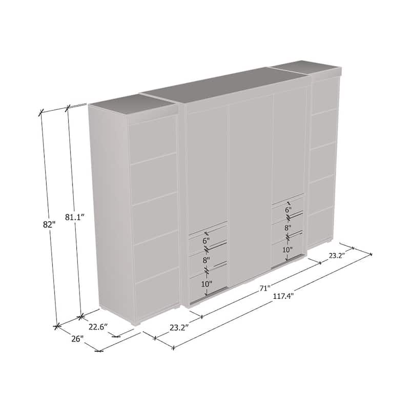 Monaco 3D-EXEX Wardrobe