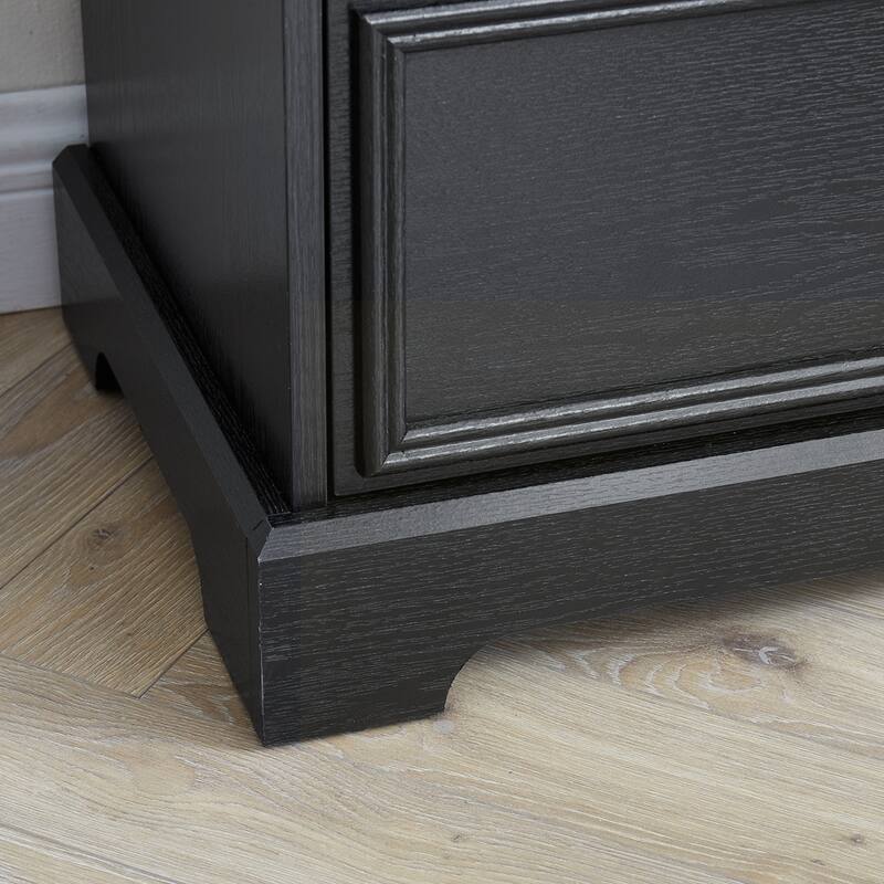 Wooden Bedroom Drawer Dresser with 6 Storage Drawers