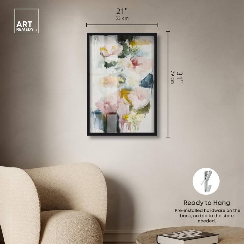 Dripping Colors I Shadowbox by Art Remedy