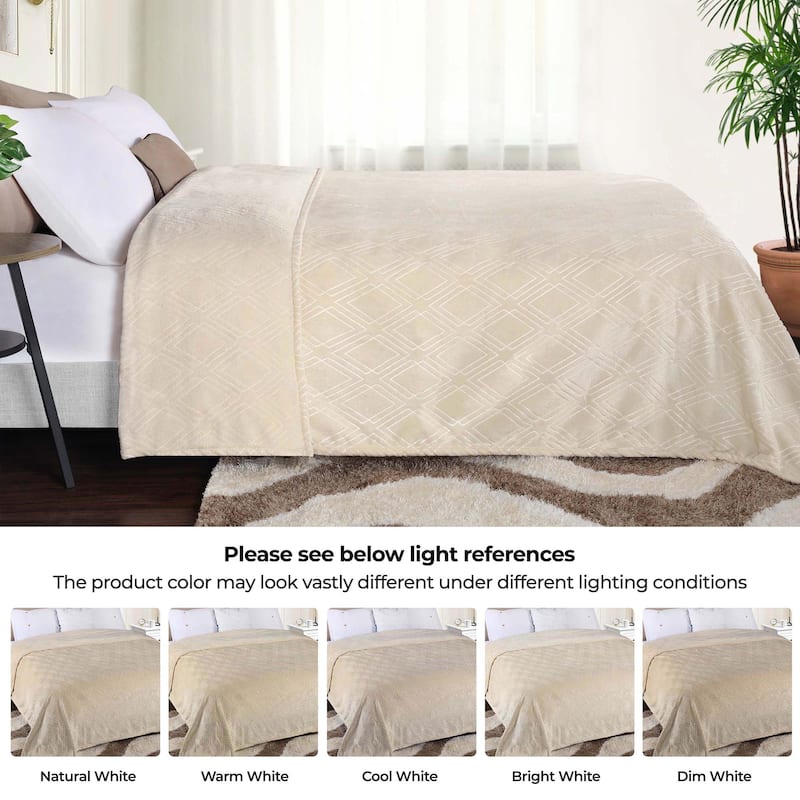 Superior Alaska Diamond Soft Fluffy Fleece Blanket