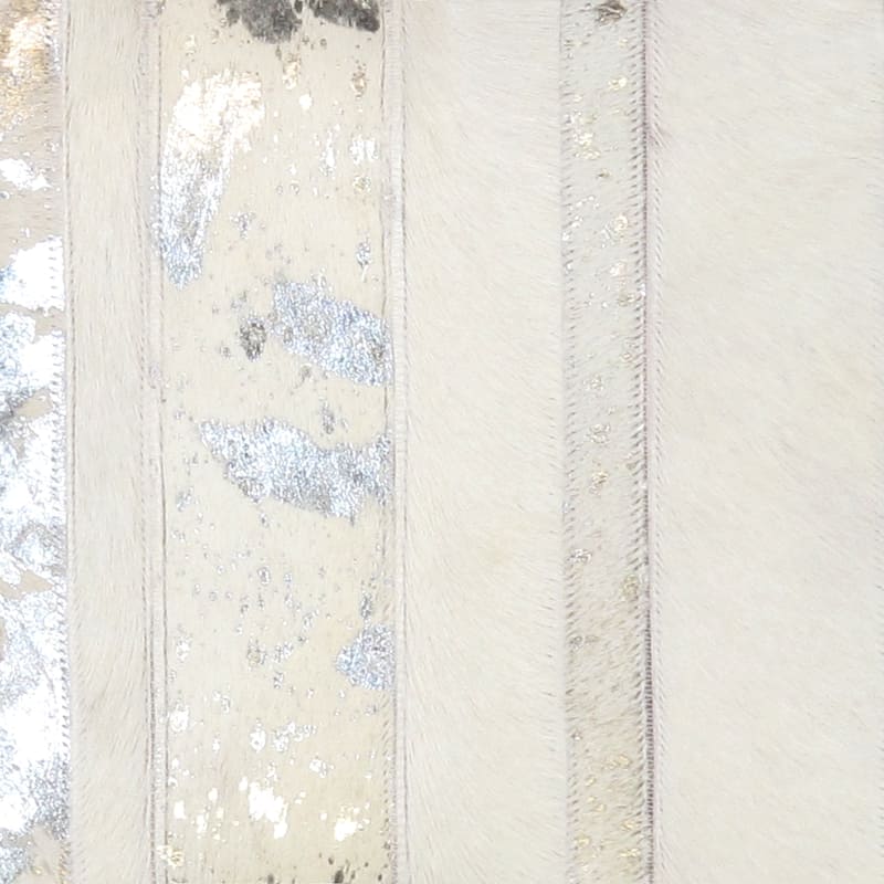 Pasargad Home Safari Striped Cowhide 17" Decorative Pillow