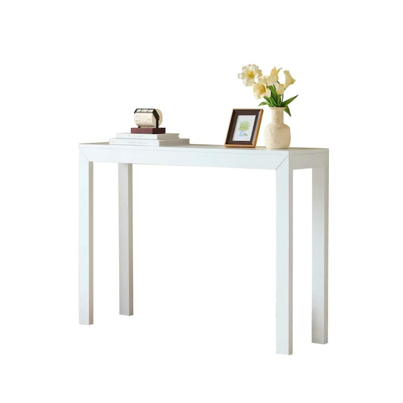 Russell Collection Modern Wood Rectangle Console Table