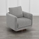 preview thumbnail 25 of 67, Spruce & Spring Rebecca Swivel Accent Chair Armchair with Back Cushion