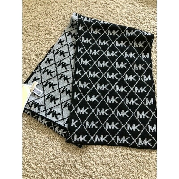 michael kors scarf womens silver