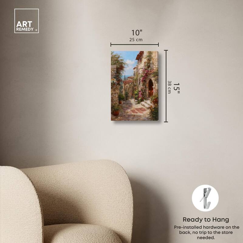 Mediterranean Charm I Canvas by Art Remedy, Gallery Wrapped