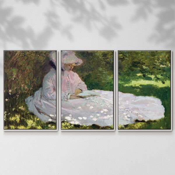 【R&B】Monet Monet - Multi Piece Framed Canvas - Bed Bath & Beyond - 39843491