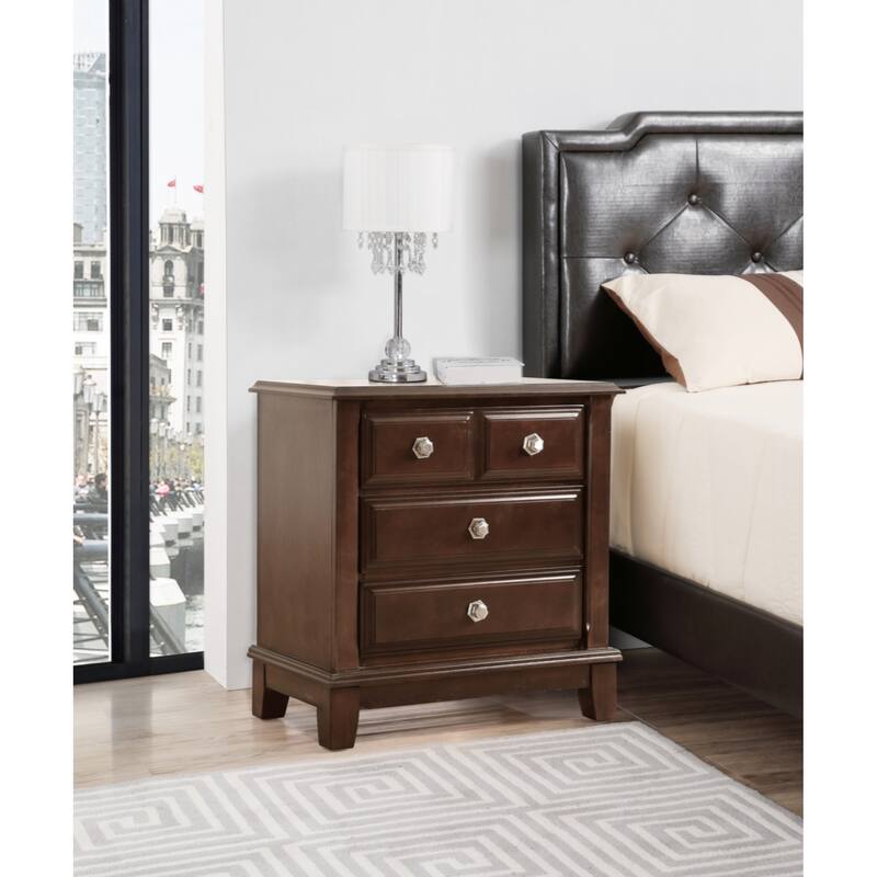 Glory Furniture Ashford Night Stand , Cappuccino