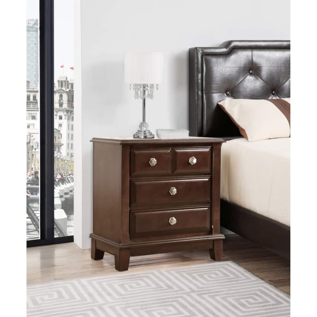 Glory Furniture Ashford Night Stand , Cappuccino