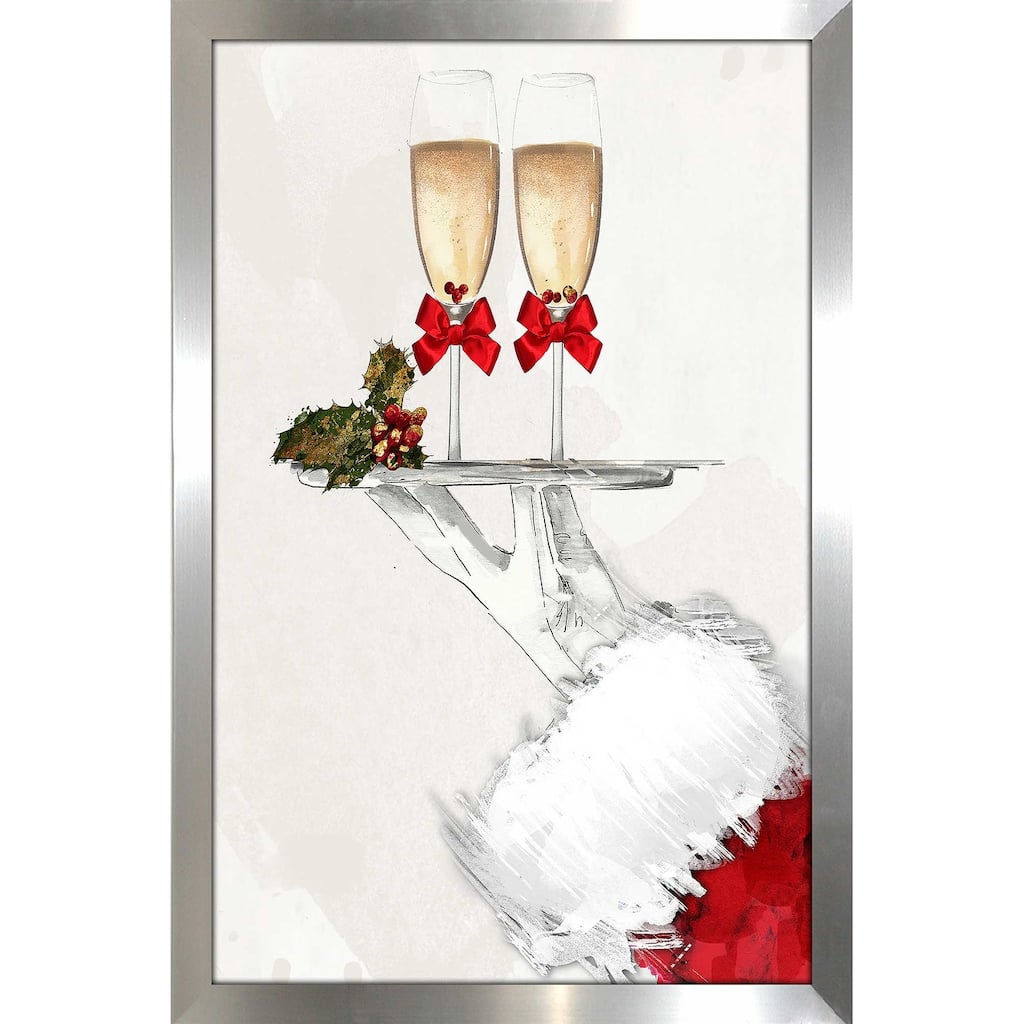 "Cheers Santa" by Jodi Print on Acrylic