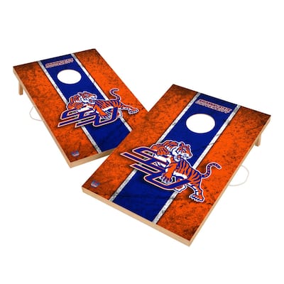 Vintage Savannah State University Tigers Regulation 2x4 Cornhole Set