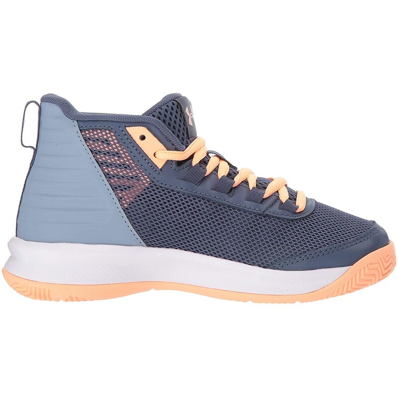 Shop Kids Under Armour Girls Gps Jet Fabric Hight Top Lace Up